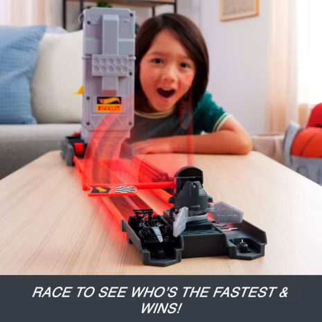 Hot Wheels Racing Πίστα Formula 1 Grid Start (JKM88) (συμπεριλαμβάνει λαμπάδα)