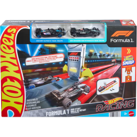 Hot Wheels Racing Πίστα Formula 1 Grid Start (JKM88) (συμπεριλαμβάνει λαμπάδα)