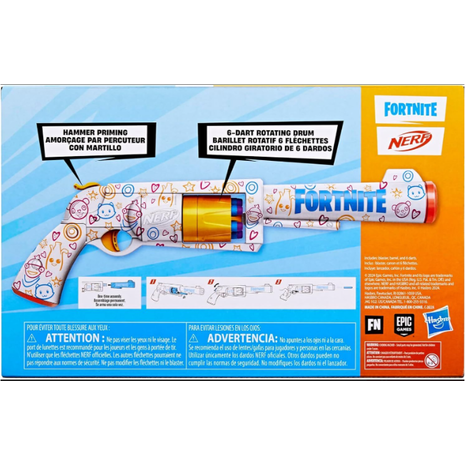 Hasbro Nerf Fortnite Frenz 4 Ever Blaster Dart Blaster (G1132)