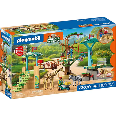 Playmobil Ζωολογικό Πάρκο με Δραστηριότητες (72070)