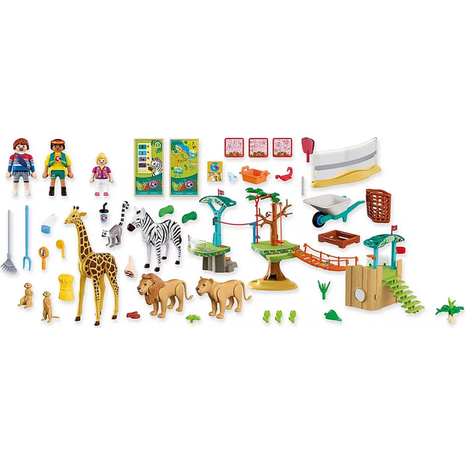Playmobil Ζωολογικό Πάρκο με Δραστηριότητες (72070)