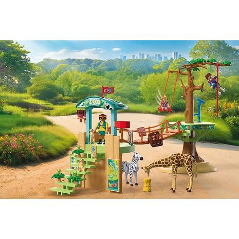 Playmobil Ζωολογικό Πάρκο με Δραστηριότητες (72070)
