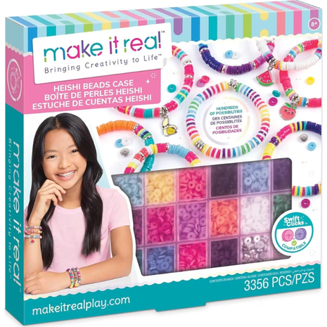 Make It Real Heishi Bead Kit - Square Box