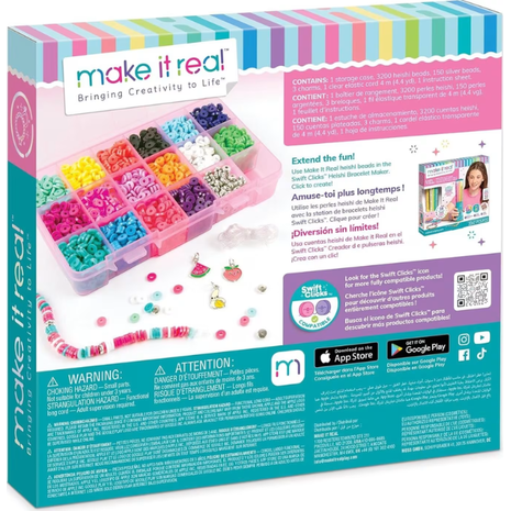 Make It Real Heishi Bead Kit - Square Box
