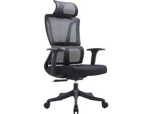 ΚΑΡΕΚΛΑ ΓΡΑΦΕΙΟΥ NOVUS HM1214.01 ΜΑΥΡO MESH--ΜΑΥΡΗ ΒΑΣΗ 72x67x125Υεκ