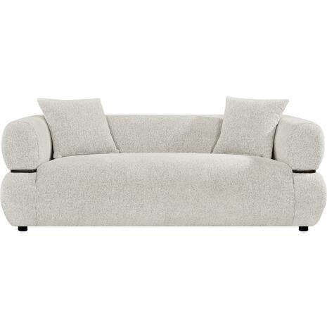 ΚΑΝΑΠΕΣ 2-ΘΕΣΙΟΣ ARCTIS HM3328.02 ΑΝΟΙΧΤΟ ΜΠΕΖ ΥΦΑΣΜΑ 169x88x68Υεκ.