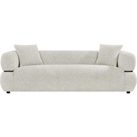 ΚΑΝΑΠΕΣ 3-ΘΕΣΙΟΣ ARCTIS HM3327.02 ΑΝΟΙΧΤΟ ΜΠΕΖ ΥΦΑΣΜΑ 229x88x68Υεκ.