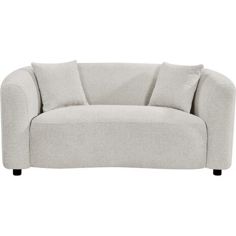 ΚΑΝΑΠΕΣ 2-ΘΕΣΙΟΣ NORD HM3322.02 ΑΝΟΙΧΤΟ ΜΠΕΖ ΥΦΑΣΜΑ 170x91x75Υεκ.