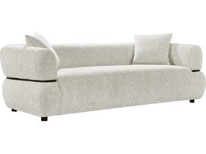 ΚΑΝΑΠΕΣ 3-ΘΕΣΙΟΣ ARCTIS HM3327.02 ΑΝΟΙΧΤΟ ΜΠΕΖ ΥΦΑΣΜΑ 229x88x68Υεκ.