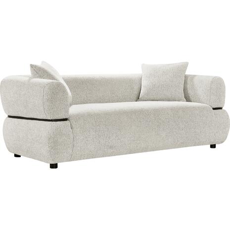 ΚΑΝΑΠΕΣ 2-ΘΕΣΙΟΣ ARCTIS HM3328.02 ΑΝΟΙΧΤΟ ΜΠΕΖ ΥΦΑΣΜΑ 169x88x68Υεκ.