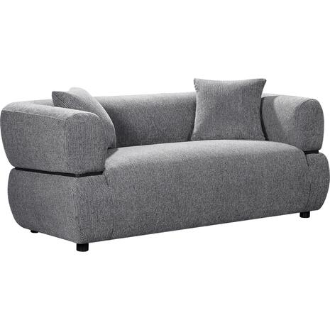 ΚΑΝΑΠΕΣ 2-ΘΕΣΙΟΣ ARCTIS HM3328.01 ΓΚΡΙ ΥΦΑΣΜΑ 169x88x68Υεκ.