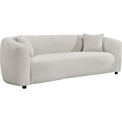 ΚΑΝΑΠΕΣ 3-ΘΕΣΙΟΣ NORD HM3321.02 ΑΝΟΙΧΤΟ ΜΠΕΖ ΥΦΑΣΜΑ 230x96x75Υεκ.