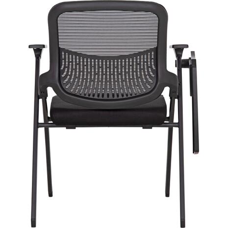 ΚΑΡΕΚΛΑ ΣΥΝΕΔΡΙΟΥ ΠΤΥΣΣΟΜΕΝΗ ΜΕ ΑΝΑΛΟΓΙΟ DENO HM1209.01 MESH ΥΦΑΣΜΑ ΜΑΥΡΟ 65x63x82Υεκ. (σετ 2 τεμαχίων)