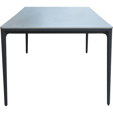 ΤΡΑΠΕΖΙ ΤΡΑΠΕΖΑΡΙΑΣ STAD HM6557.01 ΓΚΡΙ ΑΛΟΥΜΙΝΙΟ & SINTERED STONE TOP 180x90x75Υεκ