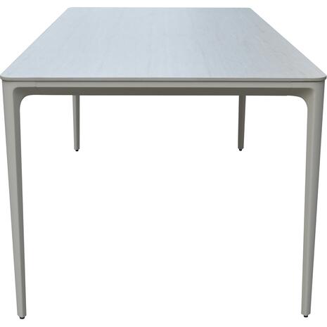 ΤΡΑΠΕΖΙ ΤΡΑΠΕΖΑΡΙΑΣ STAD HM6558.02 ΜΠΕΖ ΑΛΟΥΜΙΝΙΟ--ΛΕΥΚΟ SINTERED STONE 220x100x75Υεκ