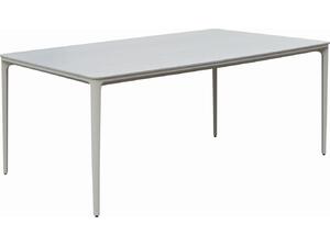 ΤΡΑΠΕΖΙ ΤΡΑΠΕΖΑΡΙΑΣ STAD HM6558.02 ΜΠΕΖ ΑΛΟΥΜΙΝΙΟ--ΛΕΥΚΟ SINTERED STONE 220x100x75Υεκ