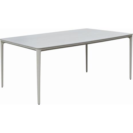 ΤΡΑΠΕΖΙ ΤΡΑΠΕΖΑΡΙΑΣ STAD HM6558.02 ΜΠΕΖ ΑΛΟΥΜΙΝΙΟ--ΛΕΥΚΟ SINTERED STONE 220x100x75Υεκ