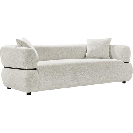 ΚΑΝΑΠΕΣ 3-ΘΕΣΙΟΣ ARCTIS HM3327.02 ΑΝΟΙΧΤΟ ΜΠΕΖ ΥΦΑΣΜΑ 229x88x68Υεκ.