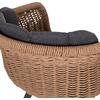 ΠΟΛΥΘΡΟΝΑ VICTUS HM6559.01 ΑΛΟΥΜΙΝΙΟ & OLEFIN ΓΚΡΙ-TWIST WICKER 60x62x76Yεκ (σετ 2 τεμαχίων)