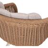 ΠΟΛΥΘΡΟΝΑ VICTUS HM6559.02 ΑΛΟΥΜΙΝΙΟ & OLEFIN ΜΠΕΖ-TWIST WICKER 60x62x76Yεκ (σετ 2 τεμαχίων)