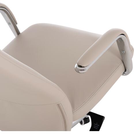 ΚΑΡΕΚΛΑ ΓΡΑΦΕΙΟΥ SONTY HM18354.10 ΑΝΟΙΧΤΟ ΓΚΡΙ PU ΔΕΡΜΑ--ΒΑΣΗ ΧΡΩΜΙΟΥ 64x68x125Υεκ