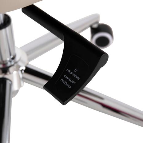 ΚΑΡΕΚΛΑ ΓΡΑΦΕΙΟΥ SONTY HM18354.10 ΑΝΟΙΧΤΟ ΓΚΡΙ PU ΔΕΡΜΑ--ΒΑΣΗ ΧΡΩΜΙΟΥ 64x68x125Υεκ