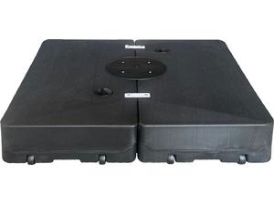 ΒΑΣΗ ΟΜΠΡΕΛΑΣ HM6608 ΠΟΛΥΑΙΘΥΛΕΝΙΟΥ ΣΕ ΜΑΥΡΟ ΧΡΩΜΑ 98x98x18Υεκ.