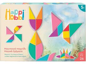 As Happihobbi Μαγνητικό παιχνίδι Μαγικά Σχήματα (1029-64078)