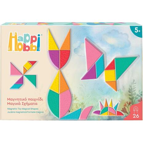 As Happihobbi Μαγνητικό παιχνίδι Μαγικά Σχήματα (1029-64078)