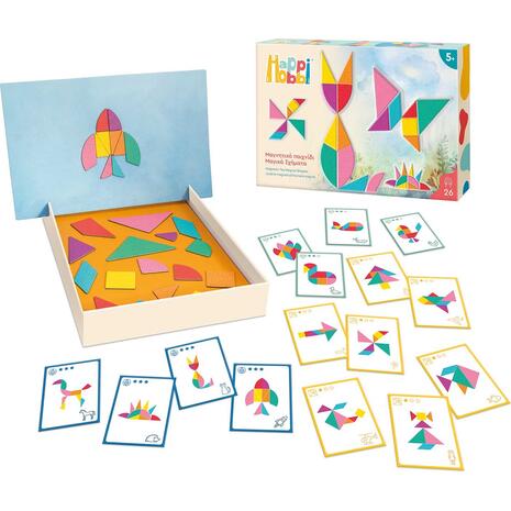 As Happihobbi Μαγνητικό παιχνίδι Μαγικά Σχήματα (1029-64078)