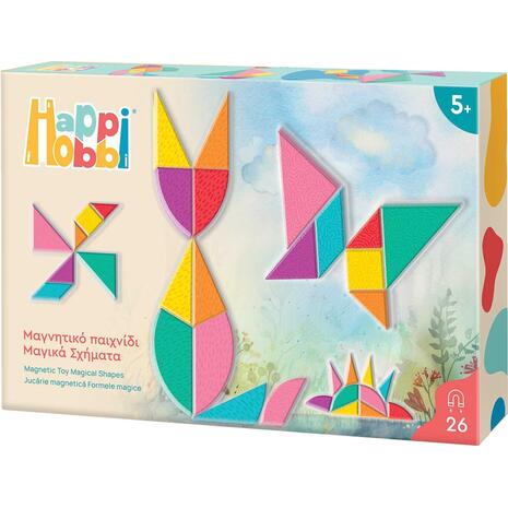 As Happihobbi Μαγνητικό παιχνίδι Μαγικά Σχήματα (1029-64078)