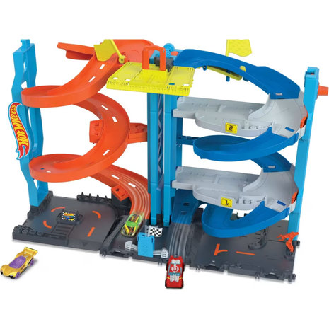 Hot Wheels City Track Set With 1 Car, 2-In-1 Πύργος Ταχύτητας 2 Σε 1 (HKX43)