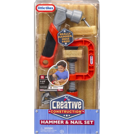 Little Tikes Creative Construction Σετ Σφυρί Και Καρφιά (643248)