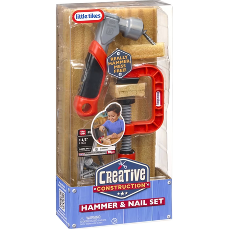 Little Tikes Creative Construction Σετ Σφυρί Και Καρφιά (643248)