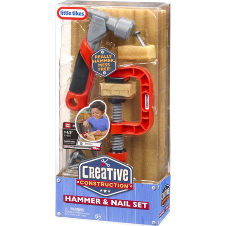 Little Tikes Creative Construction Σετ Σφυρί Και Καρφιά (643248)