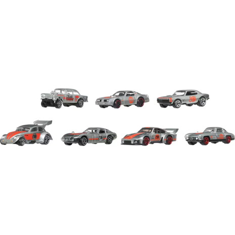 Mattel Hot Wheels Αυτοκινητάκια mattel 80 χρόνια - Σετ των 7 (JHF01) (διάφορα σχέδια)