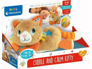 Baby Clementoni Βρεφικό Παιχνίδι Γατούλα Χαλαρώνω Και Ηρεμώ