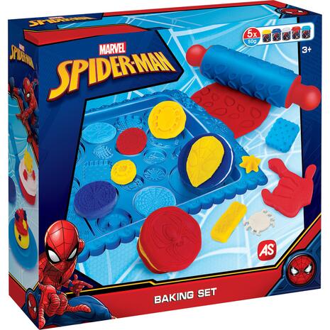 Σετ Πλαστελίνης - Φτιάχνω μπισκότα με τον Spidreman