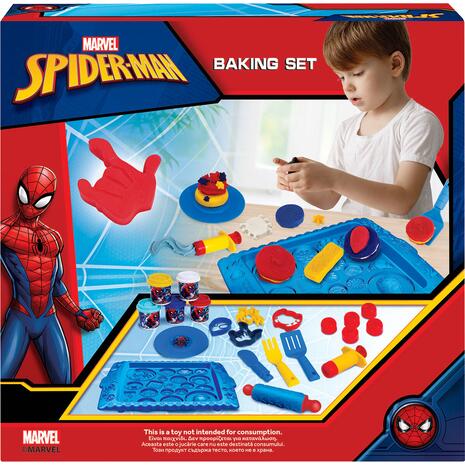 Σετ Πλαστελίνης - Φτιάχνω μπισκότα με τον Spidreman
