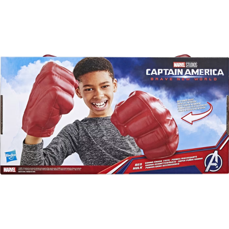 Hasbro Marvel Avengers Marvel Captain America: Brave New World Red Hulk Gamma Smash Fists G0070