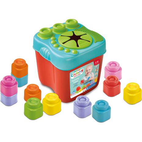 As company Soft Clemmy Clemmy Αισθητηριακός Κουβάς Με 15 Μαλακά Premium Τουβλάκια (1033-17807)