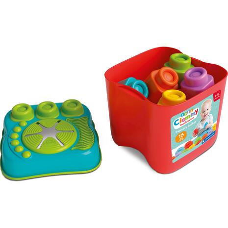 As company Soft Clemmy Clemmy Αισθητηριακός Κουβάς Με 15 Μαλακά Premium Τουβλάκια (1033-17807)