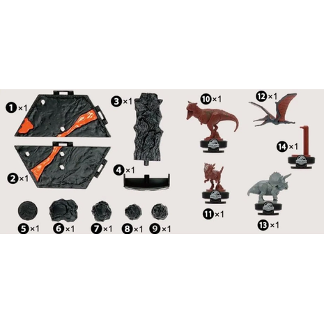 Jurassic World Volcano Quake-Balancing Game (7512)