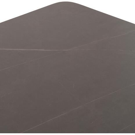 ΤΡΑΠΕΖΙ ΤΡΑΠΕΖΑΡΙΑΣ STAD HM6557.01 ΓΚΡΙ ΑΛΟΥΜΙΝΙΟ & SINTERED STONE TOP 180x90x74Υεκ