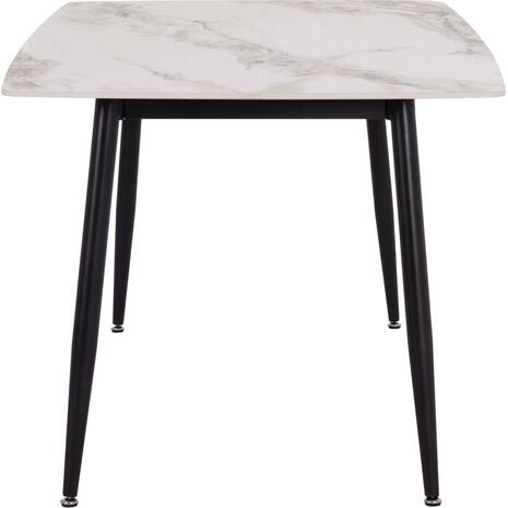 ΤΡΑΠΕΖΙ RAVEN HM18149.04 ΚΕΡΑΜΙΚΟ TOP ΜΕ ΟΨΗ ΛΕΥΚΟ/ΚΑΦΕ ΜΑΡΜΑΡΟ 140x80x74Υεκ.