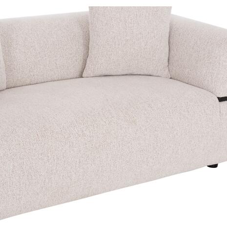 ΚΑΝΑΠΕΣ 2-ΘΕΣΙΟΣ ARCTIS HM3328.02 ΑΝΟΙΧΤΟ ΜΠΕΖ ΥΦΑΣΜΑ 169x88x88Υεκ.