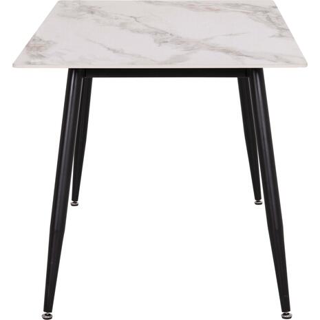 ΤΡΑΠΕΖΙ RAVEN HM18150.04 ΚΕΡΑΜΙΚΟ TOP ΜΕ ΟΨΗ ΛΕΥΚΟ/ΚΑΦΕ ΜΑΡΜΑΡΟ 160x80x74Υεκ.