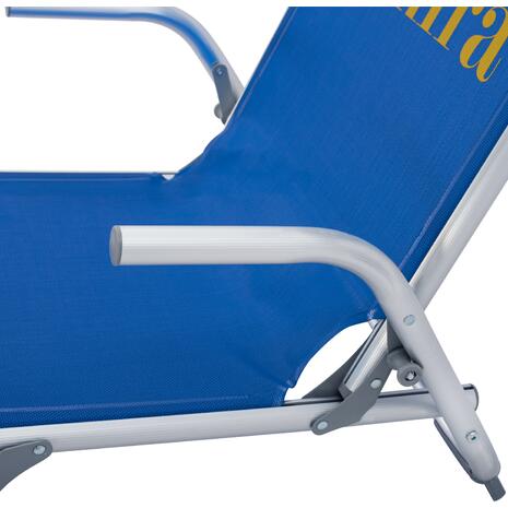 ΚΑΡΕΚΛΑΚΙ ΠΑΡΑΛΙΑΣ ΑΛΟΥΜINIOY ΒΑΡ.ΤΥΠΟΥ ΨΗΛΗ ΠΛΑΤΗ ALMIRA HM5053.01 ΜΠΛΕ 56x70x66Υεκ