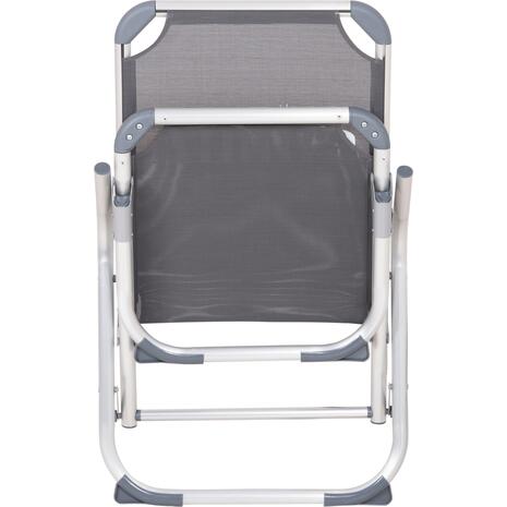 ΚΑΡΕΚΛΑΚΙ ΠΑΡΑΛΙΑΣ ΑΛΟΥΜΙΝΙΟΥ ΒΑΡ.ΤΥΠΟΥ ΥΠΕΡΥΨΩΜΕΝΟ ALMIRA HM6431.10 ΓΚΡΙ 53x68x80Υεκ