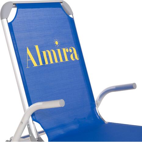 ΚΑΡΕΚΛΑΚΙ ΠΑΡΑΛΙΑΣ ΑΛΟΥΜΙΝΙΟΥ ΒΑΡ.ΤΥΠΟΥ ΥΠΕΡΥΨΩΜΕΝΟ ALMIRA HM6431.01 ΜΠΛΕ 53x68x80Υεκ